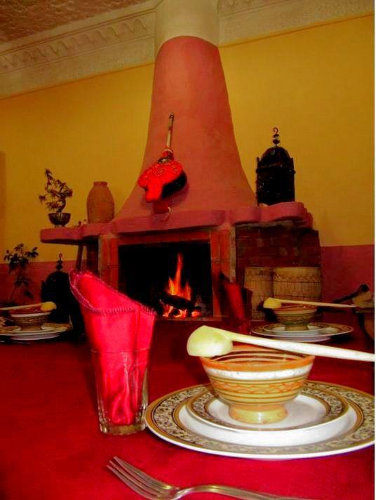 Auberge Des Peupliers Cafe Restaurant Akhendachou n'Ait Ouffi Exterior photo
